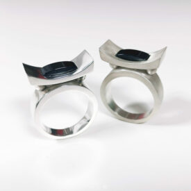 Bague Torii homme unisexe Argent groupe