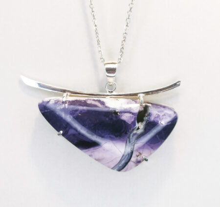 Pendentif Argent & Jaspe Tiffany de l'Utah