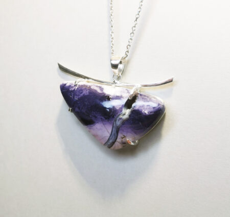 Pendentif Argent & Jaspe Tiffany de l'Utah