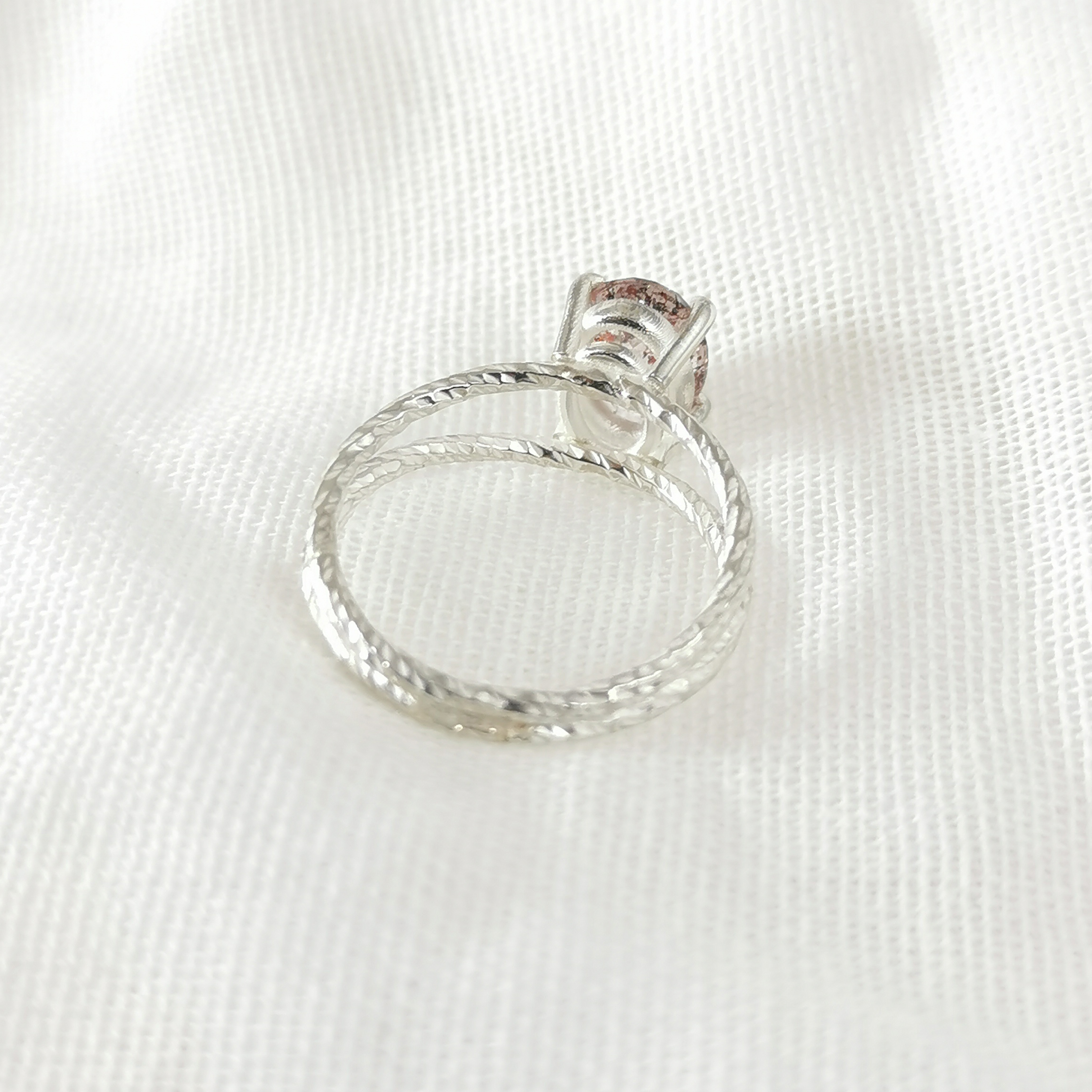 Bague Argent Quartz Hématite Ovale Bague Argent Quartz Hématite Ovale